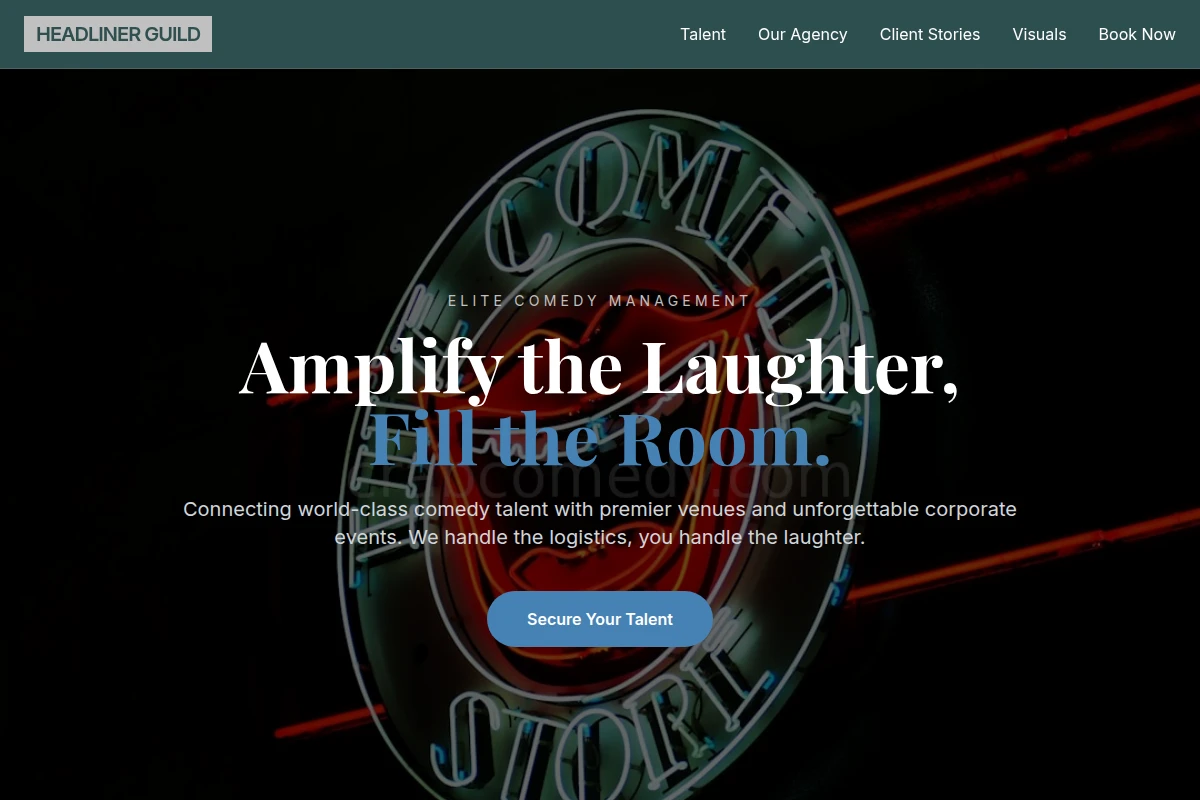 Booking-Agent Comedy