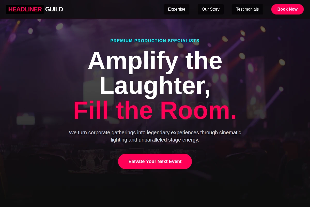 Stage-Light Corporate Event