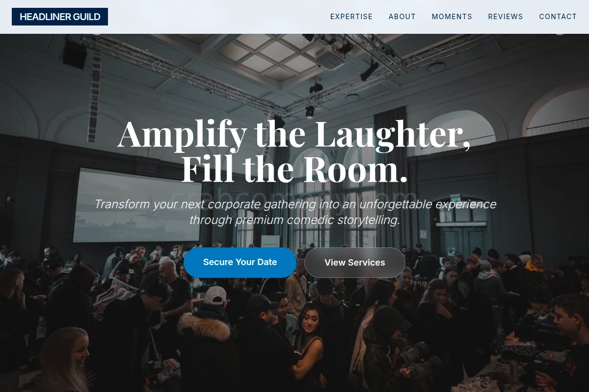 Laugh-Track Corporate Event