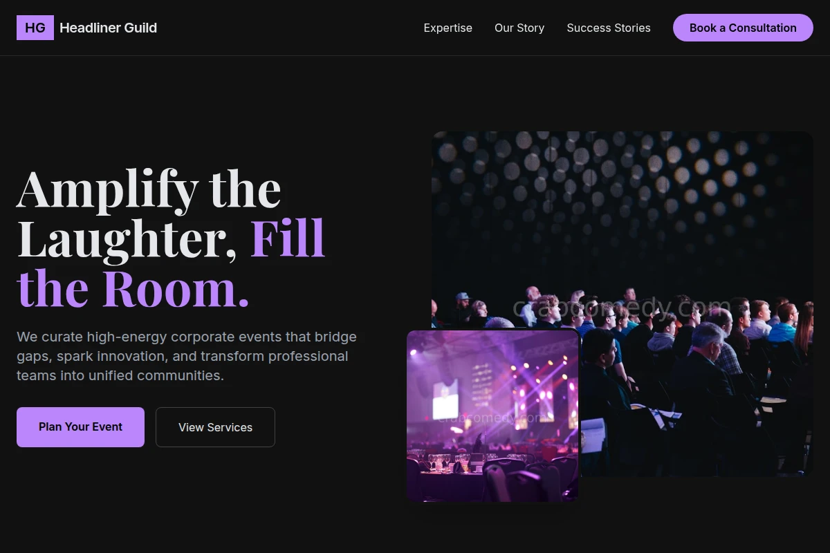 Green-Room Corporate Event