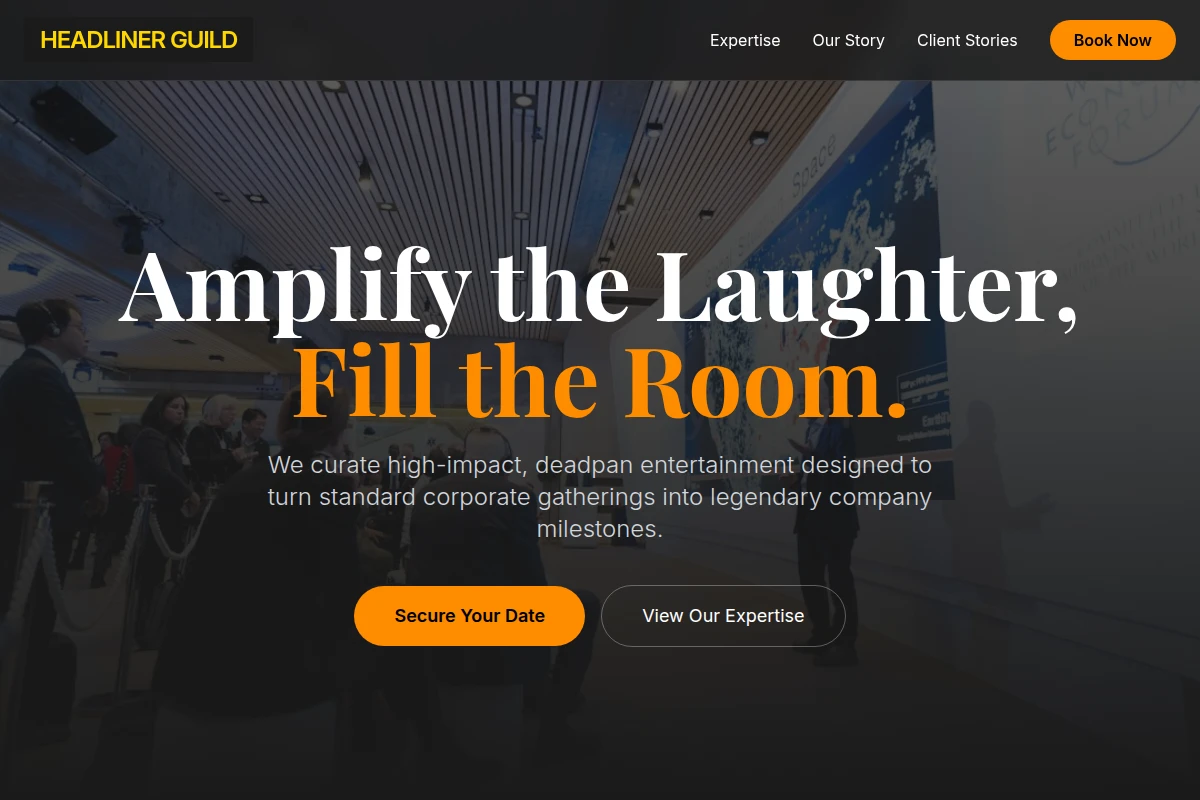 Deadpan Corporate Event