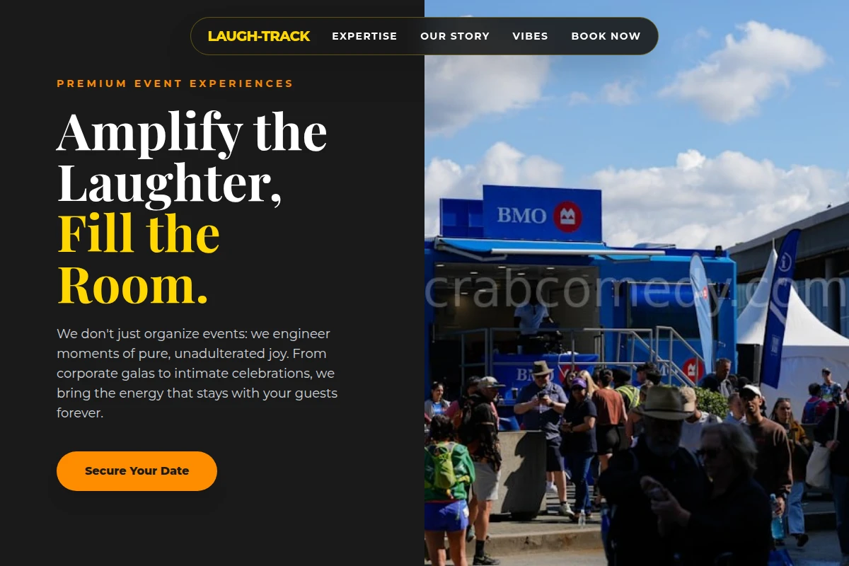 Laugh-Track Event Marketing