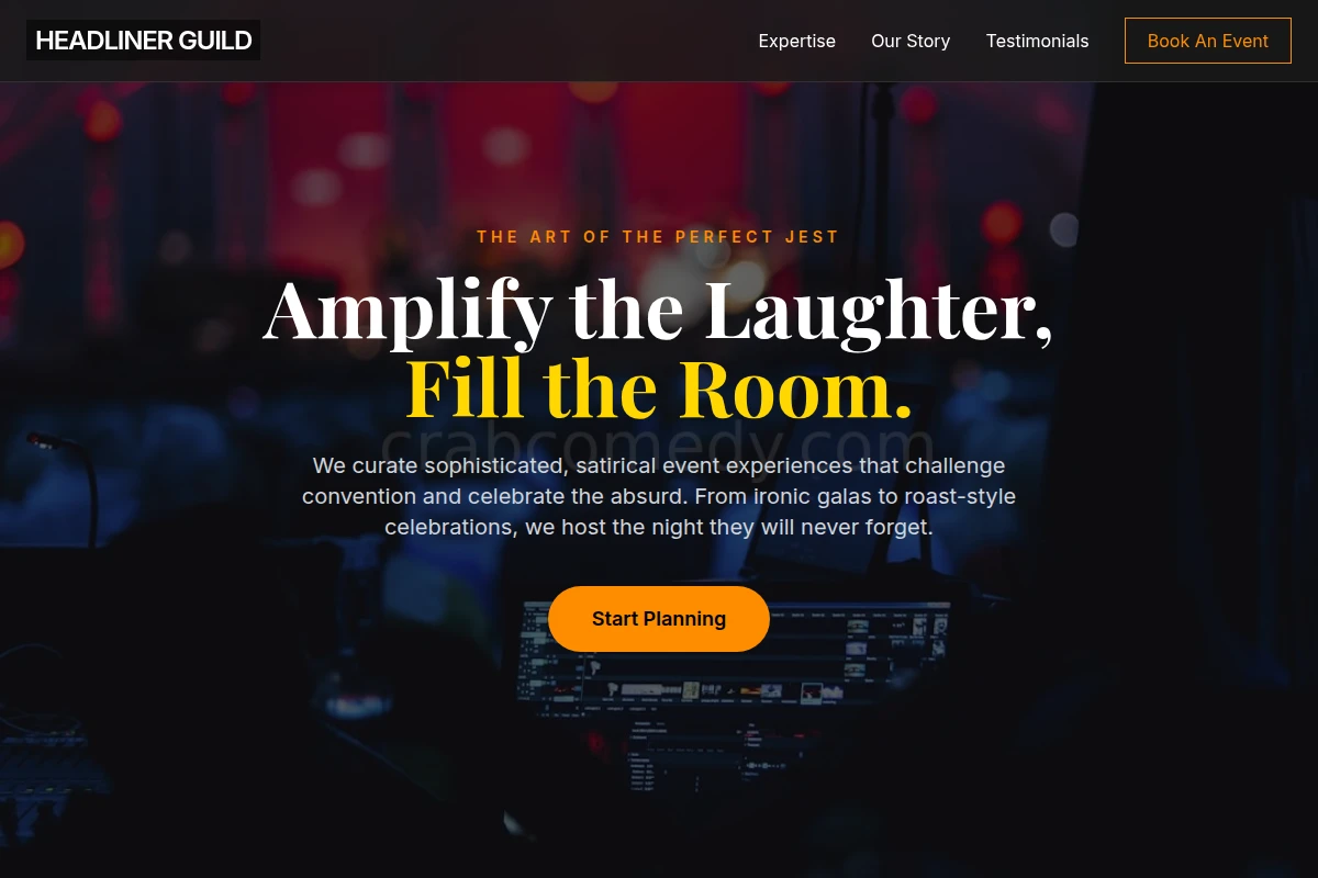 Satire Event Planning
