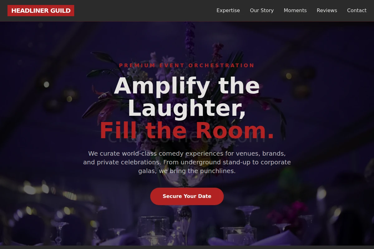 Comedy-Club Event Planning