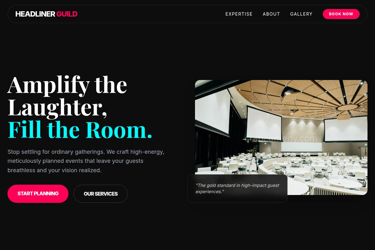 Green-Room Event Planning
