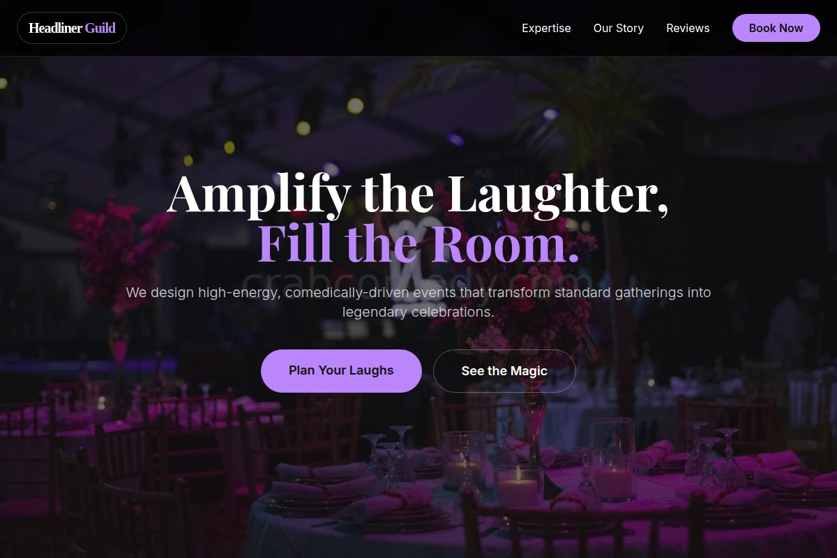 Humorist Event Planning