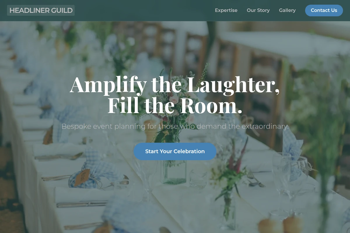 Green-Room Event Planning