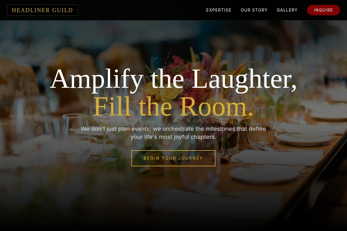 Monologue Event Planning