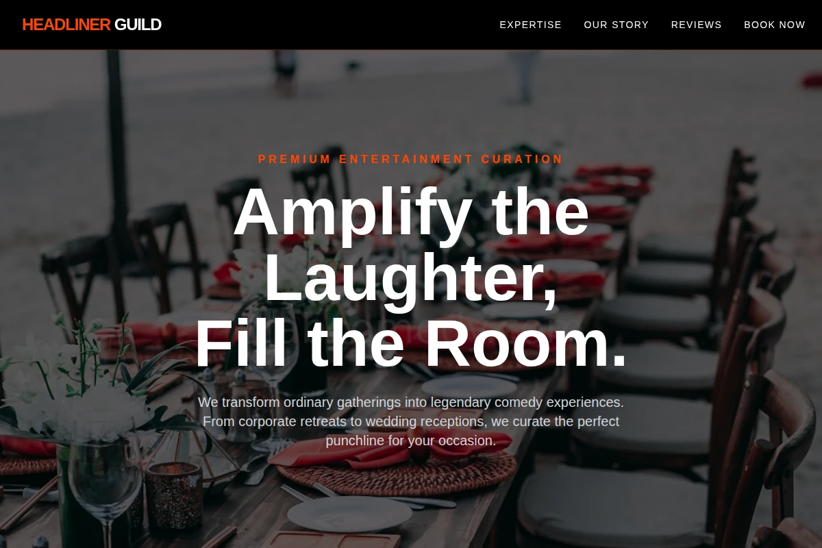 Humorist Event Planning