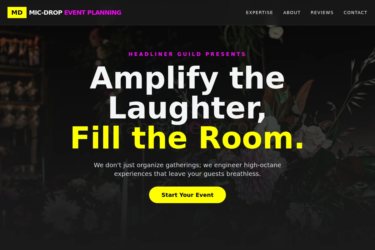 Mic-Drop Event Planning