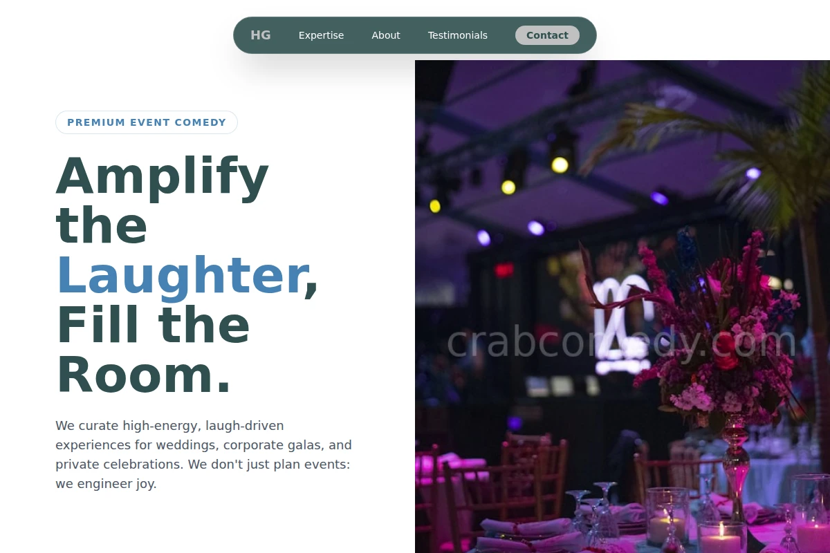 Humorist Event Planning