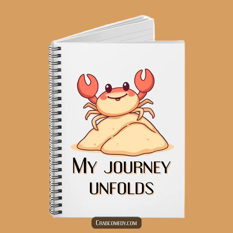 Funny Sliding Crab Notebook: Speedy Crustacean Journal, Perfect Humorous Gift!